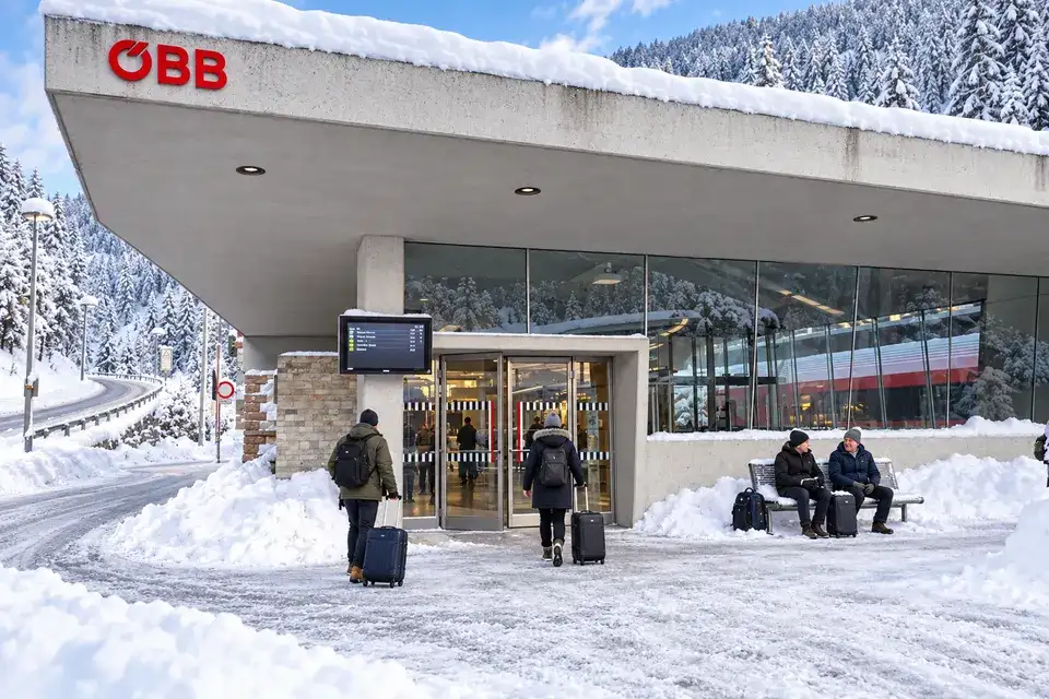 Transfer St. Anton nach Bahnhof Langen am Arlberg